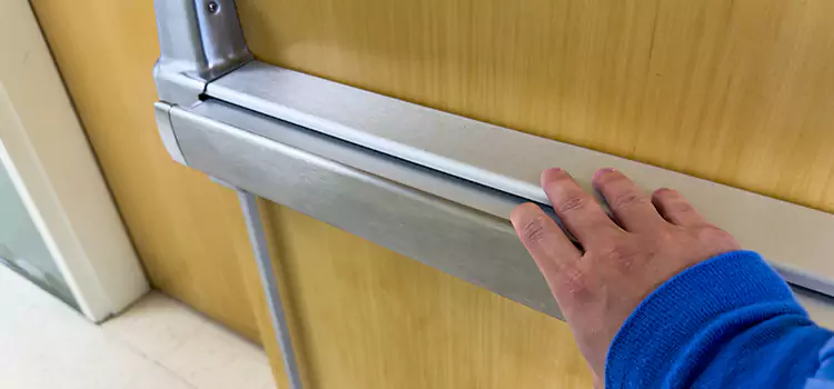 Installing a Push Bar on a Door Goldsboro